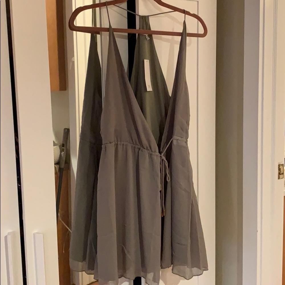 Tobi Mini Wrap Dress